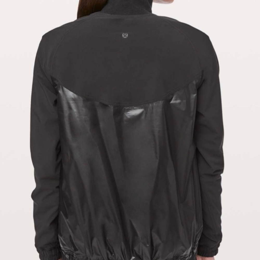 * lululemon All Roads half 1/2 Zip Black pullover light jacket Size 6 - Picture 2 of 11